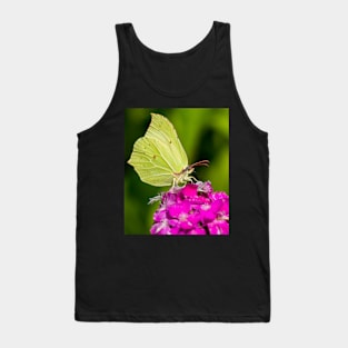 Butterfly taking a snack Tank Top